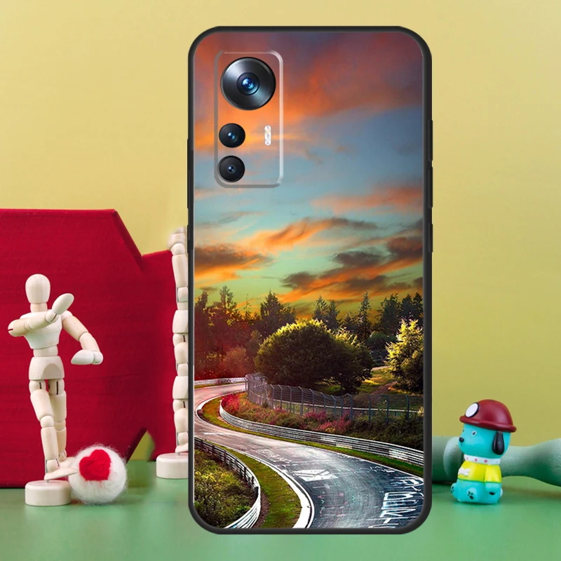 Custodia Green Hell Nurburgring per Xiaomi 15T 14T 13T Pro 13 14 15 Ultra 17 Pro Max POCO F5 F6 F7 X5 X6 X7 Pro Cover