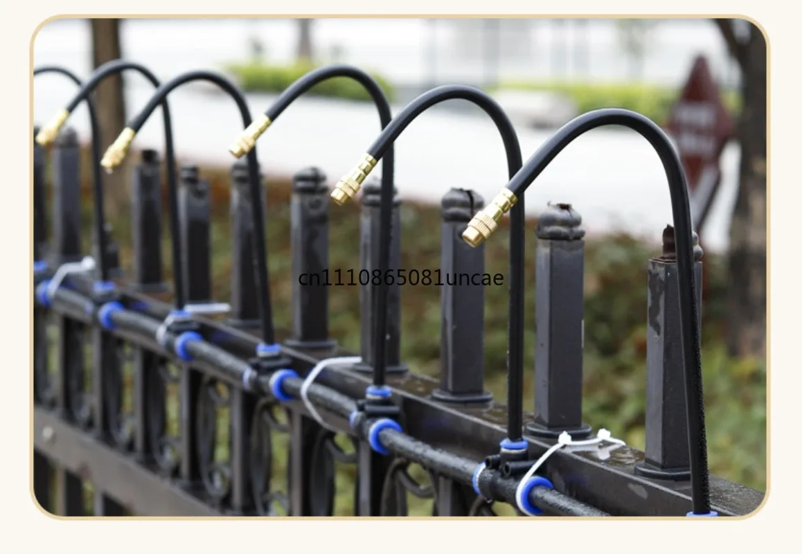 

Adjustable Atomizing Nozzle Water Pump Fitting Automatic Irrigation Cooling Spray for Flower Watering Dust Removal