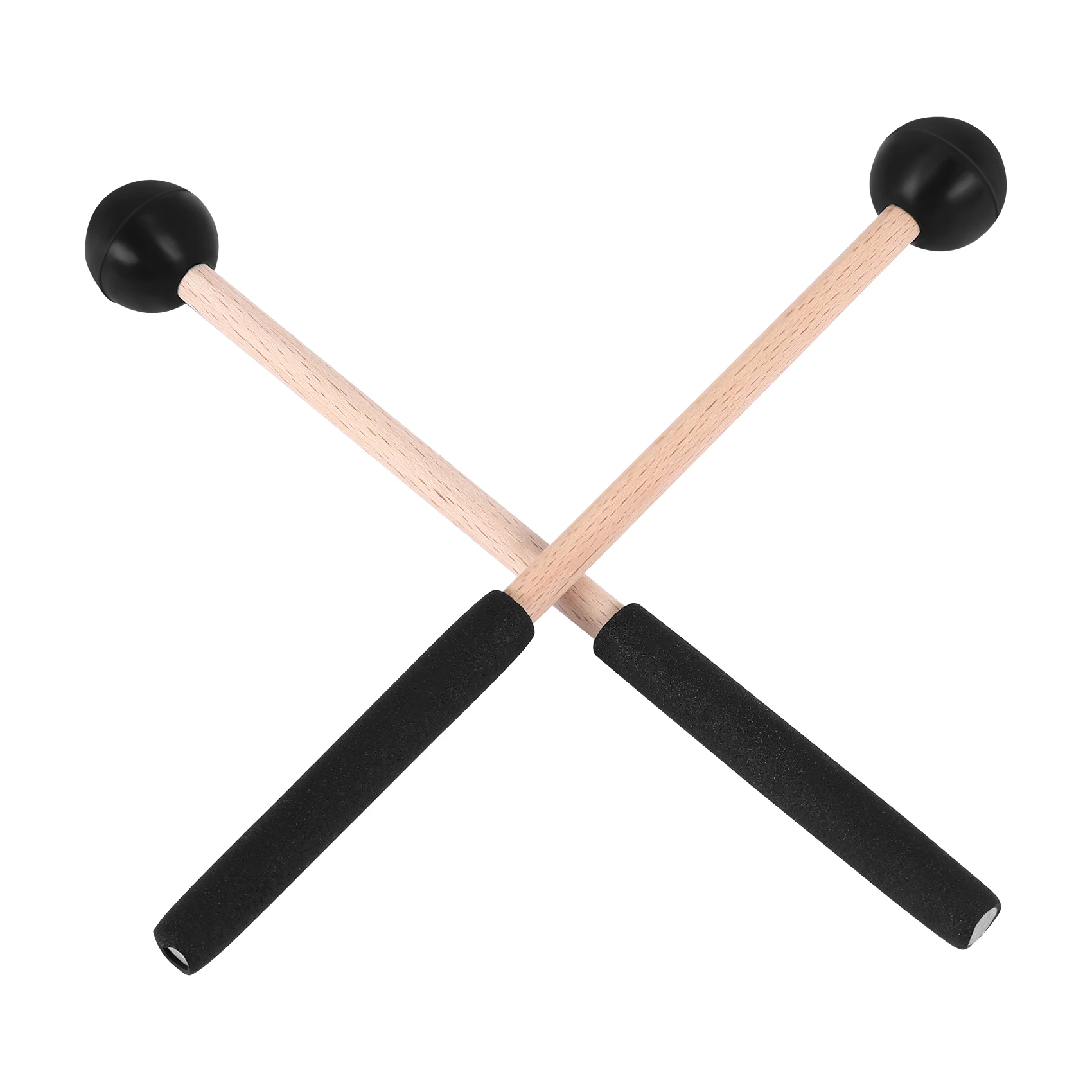 1 Pair Tongue Drum Mallets Soft Rubber Head Drum Mallets Sticks for Drums Tongue Drums and Keyboard Percussion