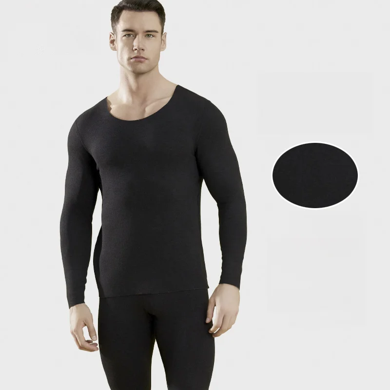 Winter Men's German Thermal Set, Cashmere Silk And Velvet Thickened Clothes, Autumn Pants, No Trace Undercover Underwear