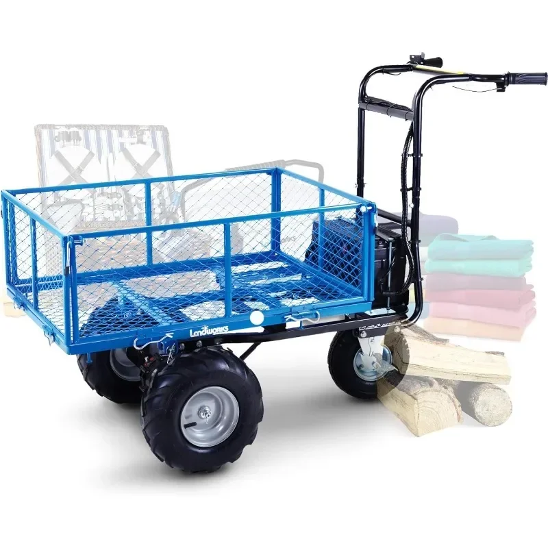 Landworks Multifunctional cart trolley power car super electric Garden Carts Supplies cart beach wagon