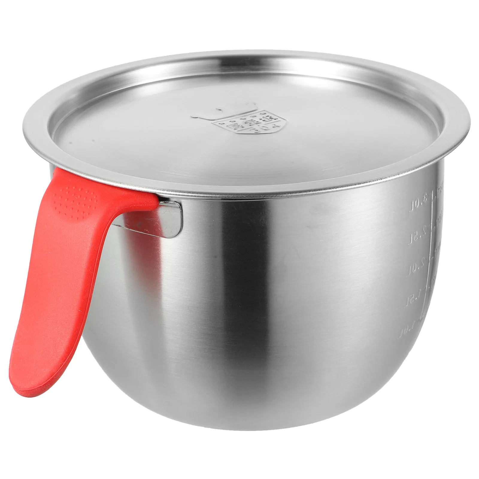 

Stainless Steel Egg Beater Container 21cm Deep Mixing Bowl H Whipping Cream Salad Large Capacity Easy Cleaning