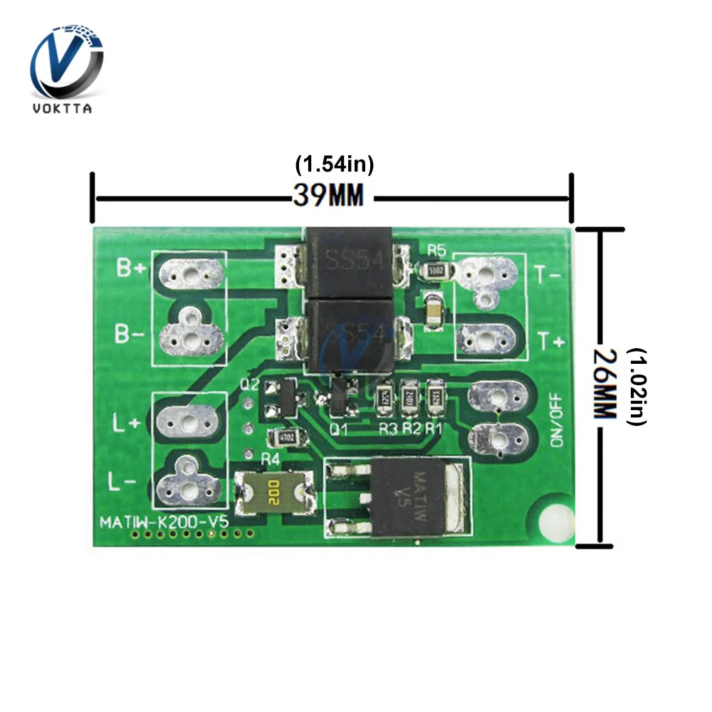 Solar Panel Battery Charger Board Night Light LED Lamp Control Switch Garden Street light 3.7V 7.4V 11.1V Battery Module