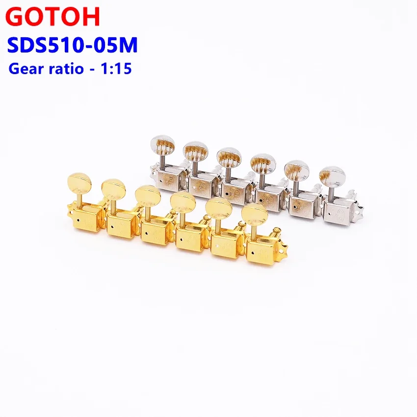 

1 Set 6 In-line Original Genuine GOTOH SDS510-05M Kluson Vintage Guitar Machine Heads Tuners JP(Origin)