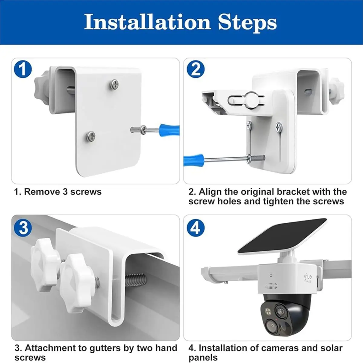 (A02R] 2 Pack Gutter Mount Bracket for E330 Professional, No-Drill Dedicated Wall-Mounted Sink Bracket