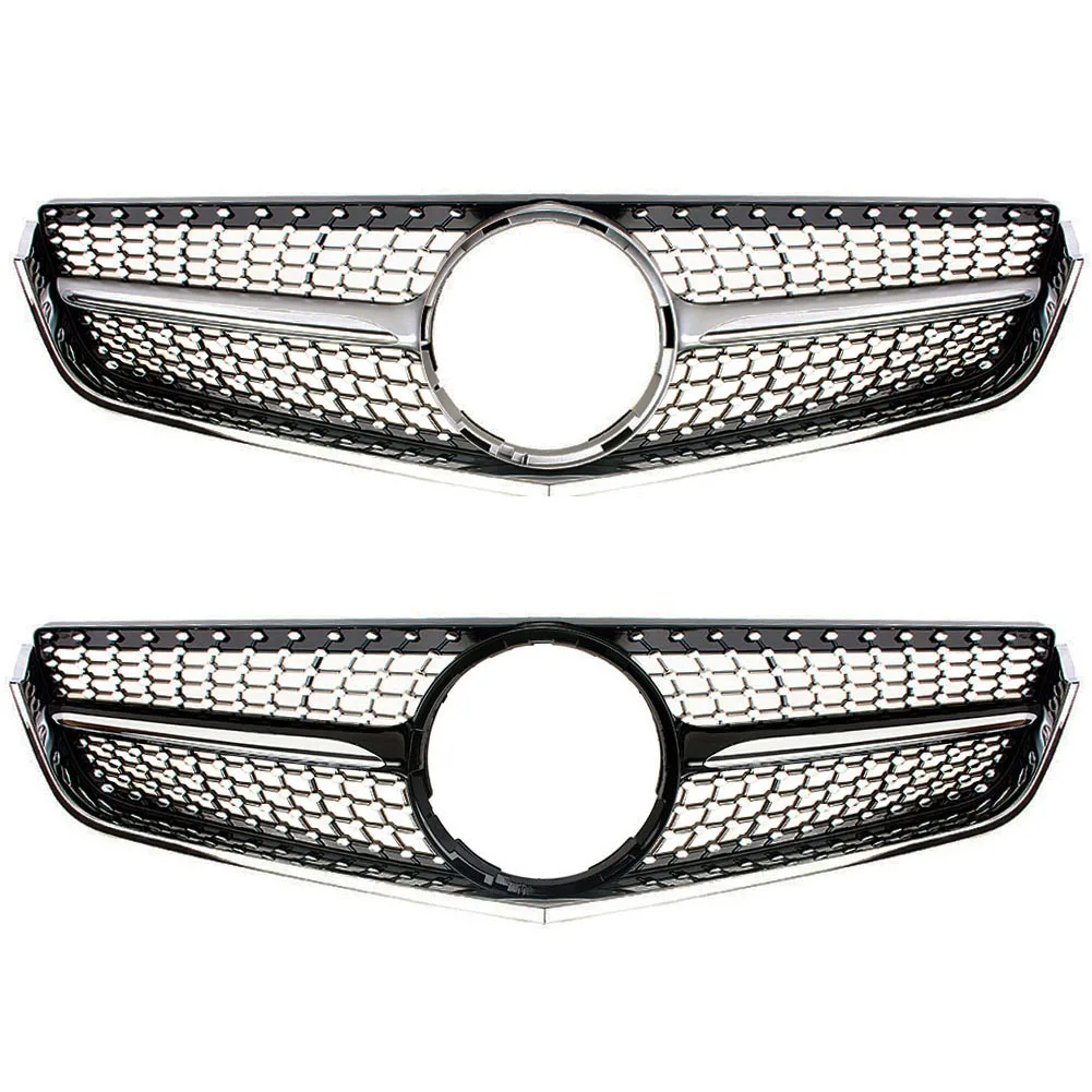 

Front Racing Bumper Grille Upper Facelift Grill For Mercedes Benz W207 A207 E Coupe E350 E400 E550 2009-2013 2014-2017