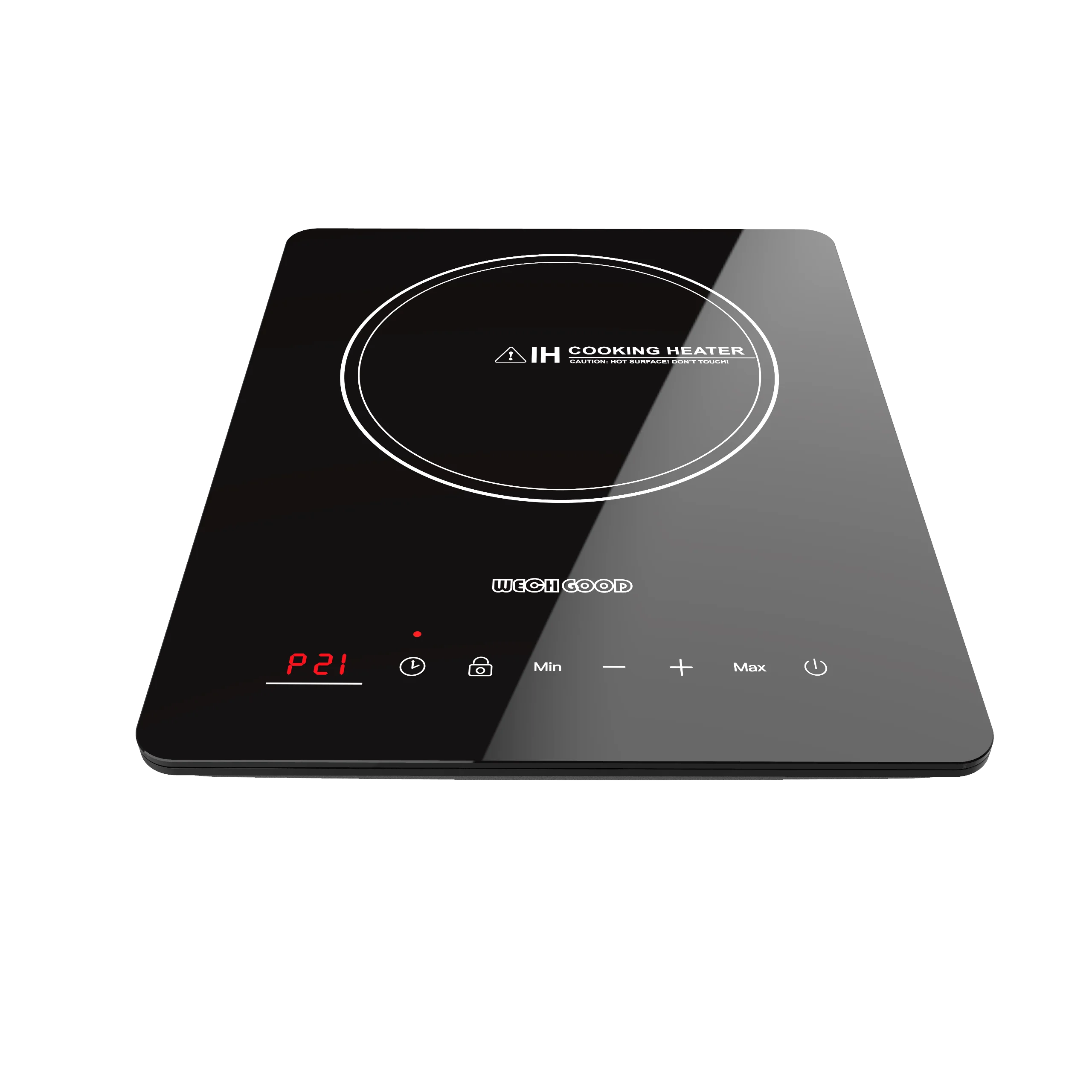 Kitchen Burner Single Induction Cooker 2100W OEM Crystal Glass Induction Cooktop Stove Household Kitchen Appliance