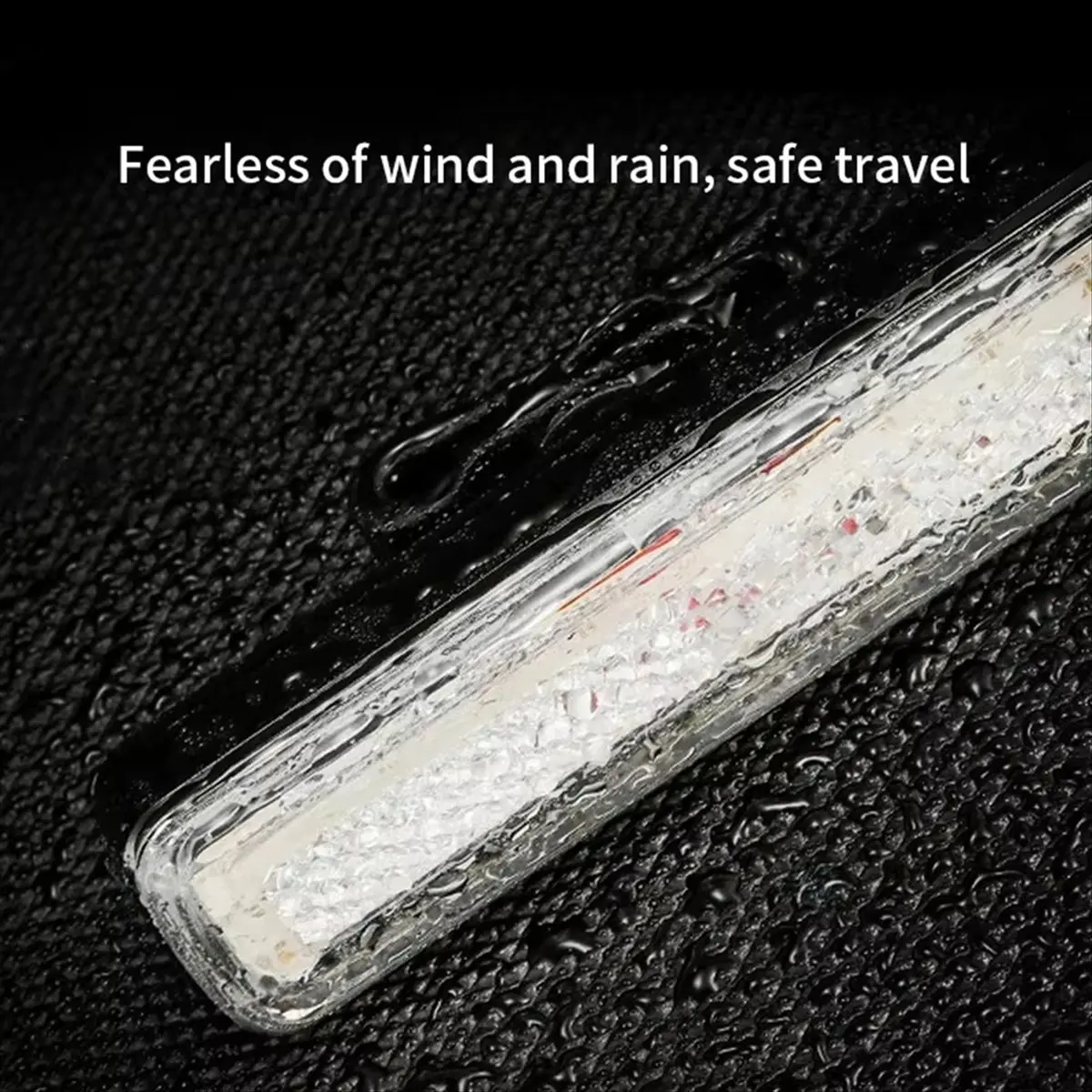 ضوء خلفي للدراجة ABME RGB، ضوء قوس قزح LED مقاوم للماء لخوذة الدراجة/سكوتر، ضوء خلفي تحذيري للسلامة للاستخدام الخارجي