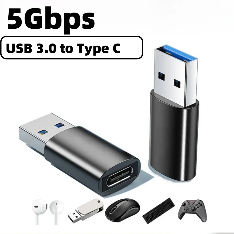 

Переходник USB C «мама» на USB «папа» «папа-мама» для передачи данных на ноутбук, мобильный телефон