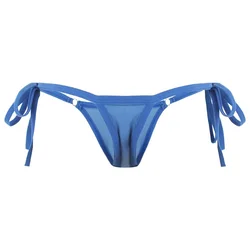 Heren sexy ijszijde stalen ring naadloos ondergoed lange dunne riem T-back strings mini bikinislip slipje laagbouw heren G-string