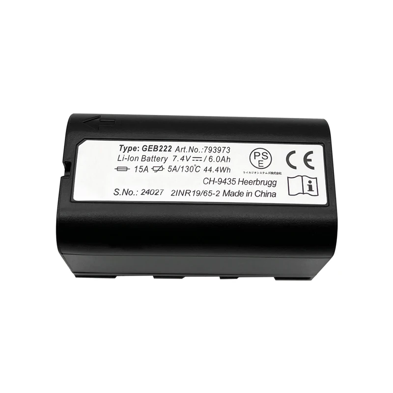 GEB222 Battery For Leica ATX1200 GPS1200 GRX1200 Total Stations 7.4V 6000mAh Surveying Instrument lithium Battery