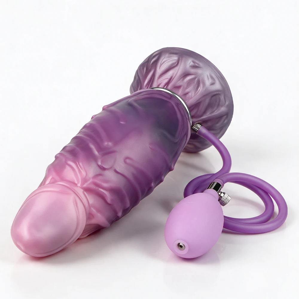 YOCY Fantasy Dragon Dildo Inflatable Anal Plug Animal Sex Toys Butt Plug for Women Men Adult Masturbator Anus Plug With Sucker