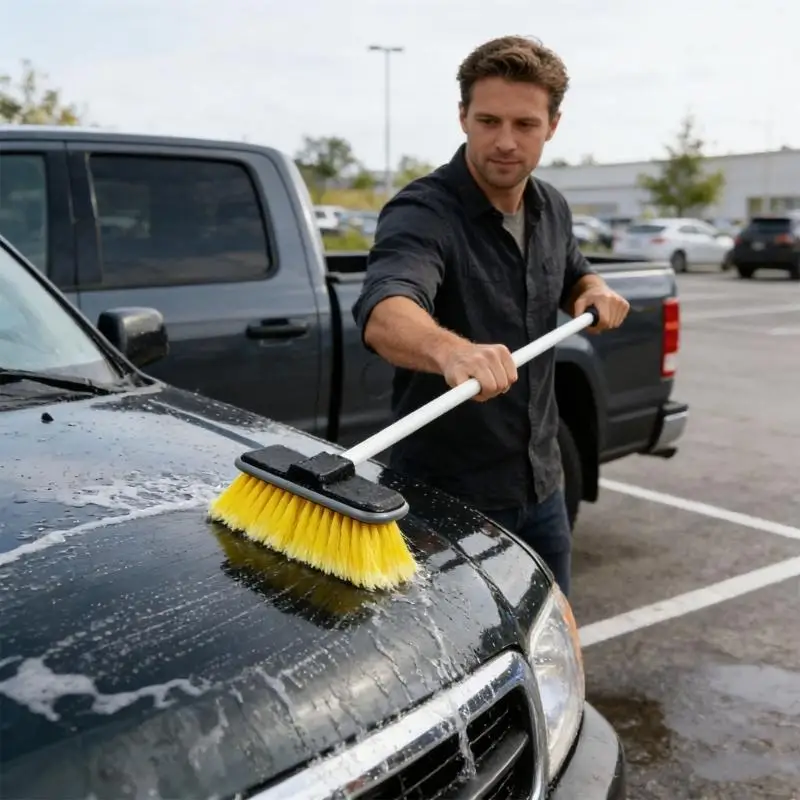 G7NA Simple To Transport Water System Car Cleaning Brush For Outdoor Use