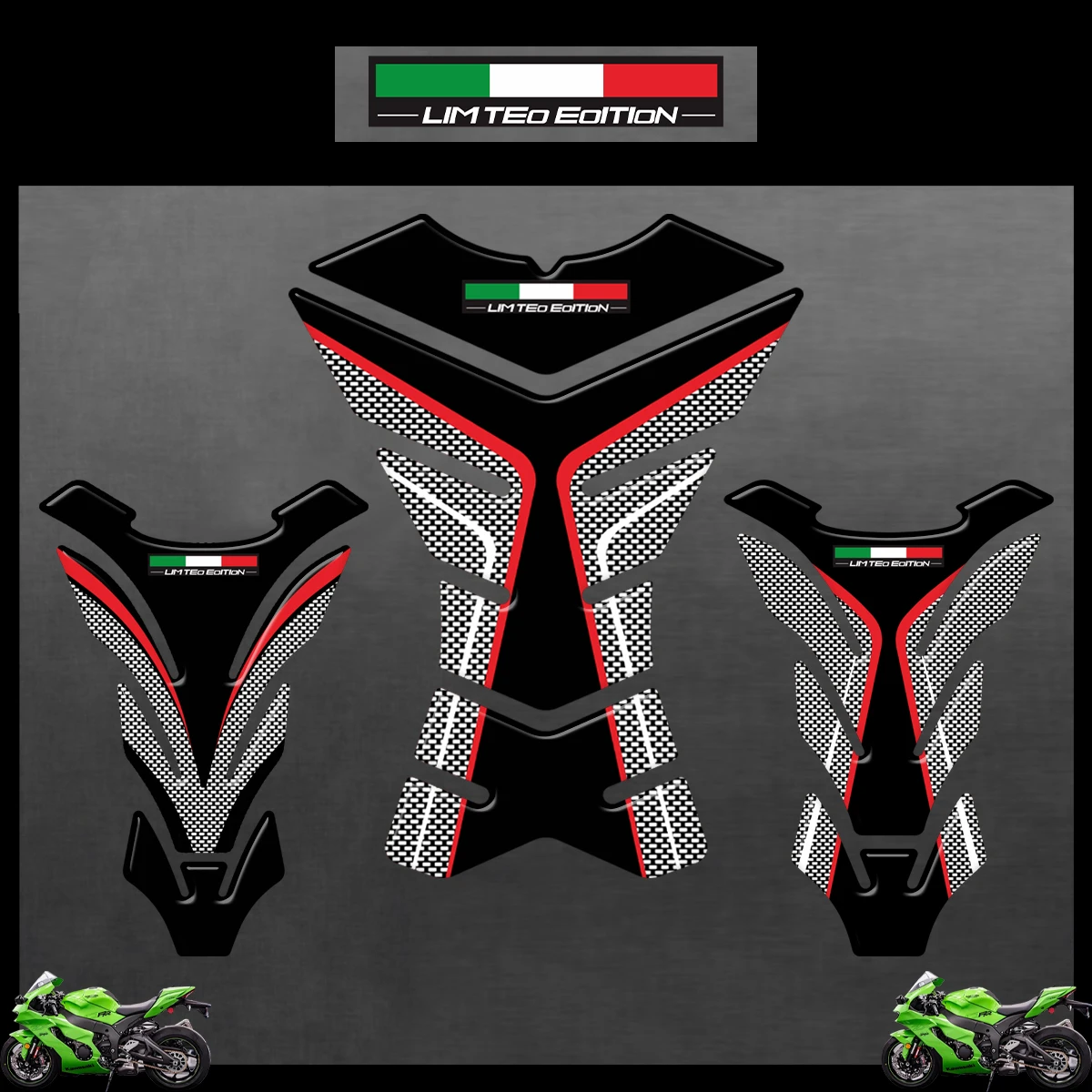 

3D Resin Motorcycle Tank Pad Protector for Yamaha Kawasaki Suzuki Honda KTM BMW Ducati Aprilia Tpiumph Benelli Qjmotor CFMOTO