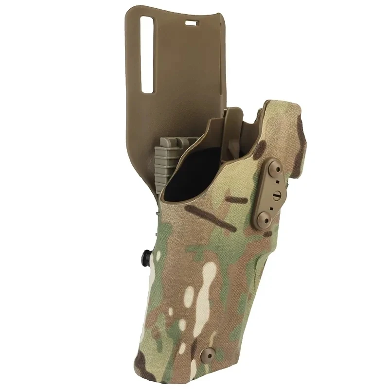 Imagem -03 - Tactical Glock Holster Gota Adaptador Liberação Rápida Conjunto Leg Belt Coldre Fit 17 19 com X300 X300u Caza Militar 6354do