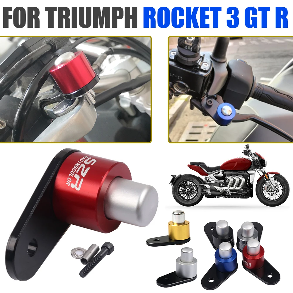 

For Triumph Rocket 3R 3GT Rocket III 3 R GT Motorcycle Accessories Ramp Slope Parking Brake Switch Auxiliary Control Lock Stop