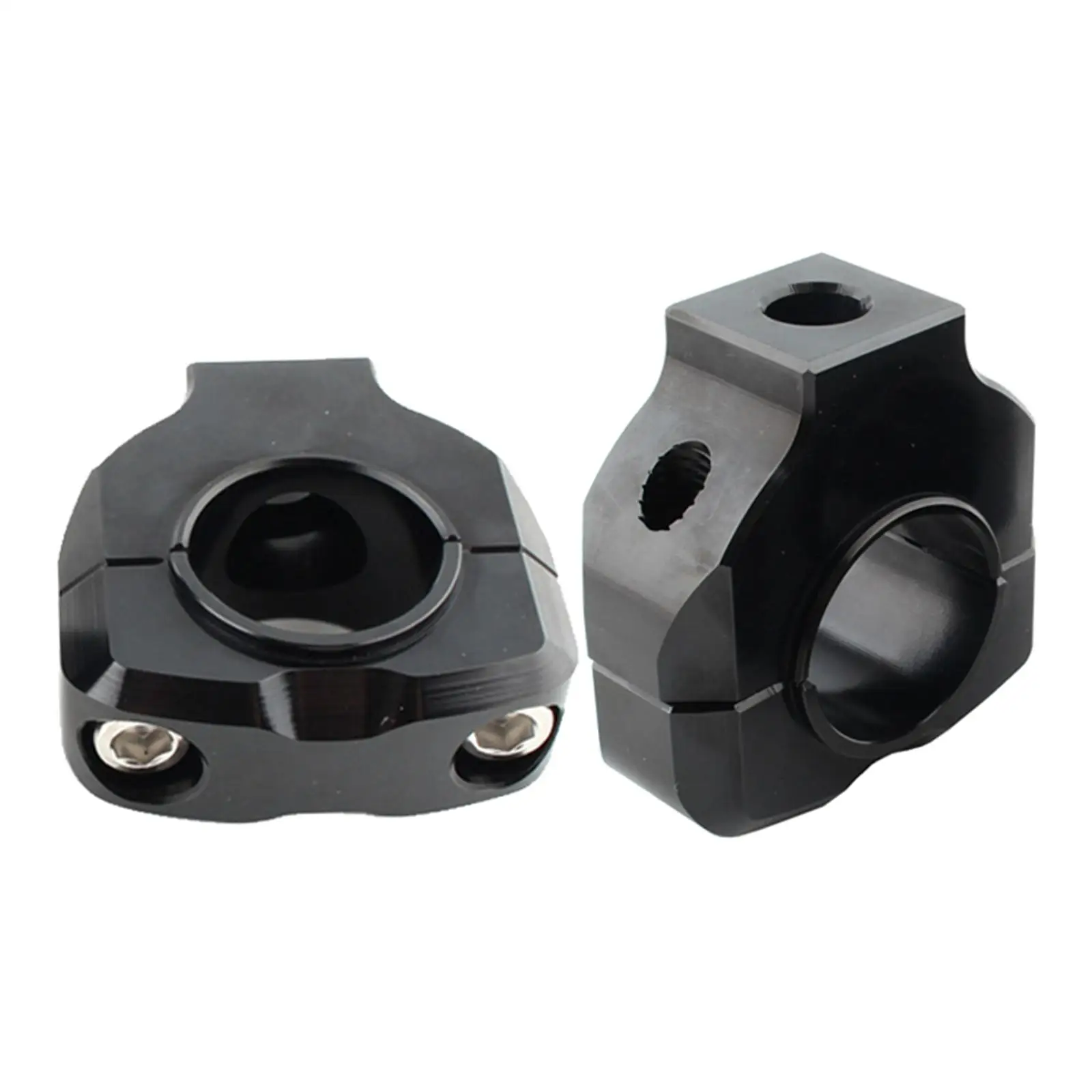 Pack of 2 1/8inch 28mm Handlebar  Mount Clamps for Motorcycle ATV Dirt