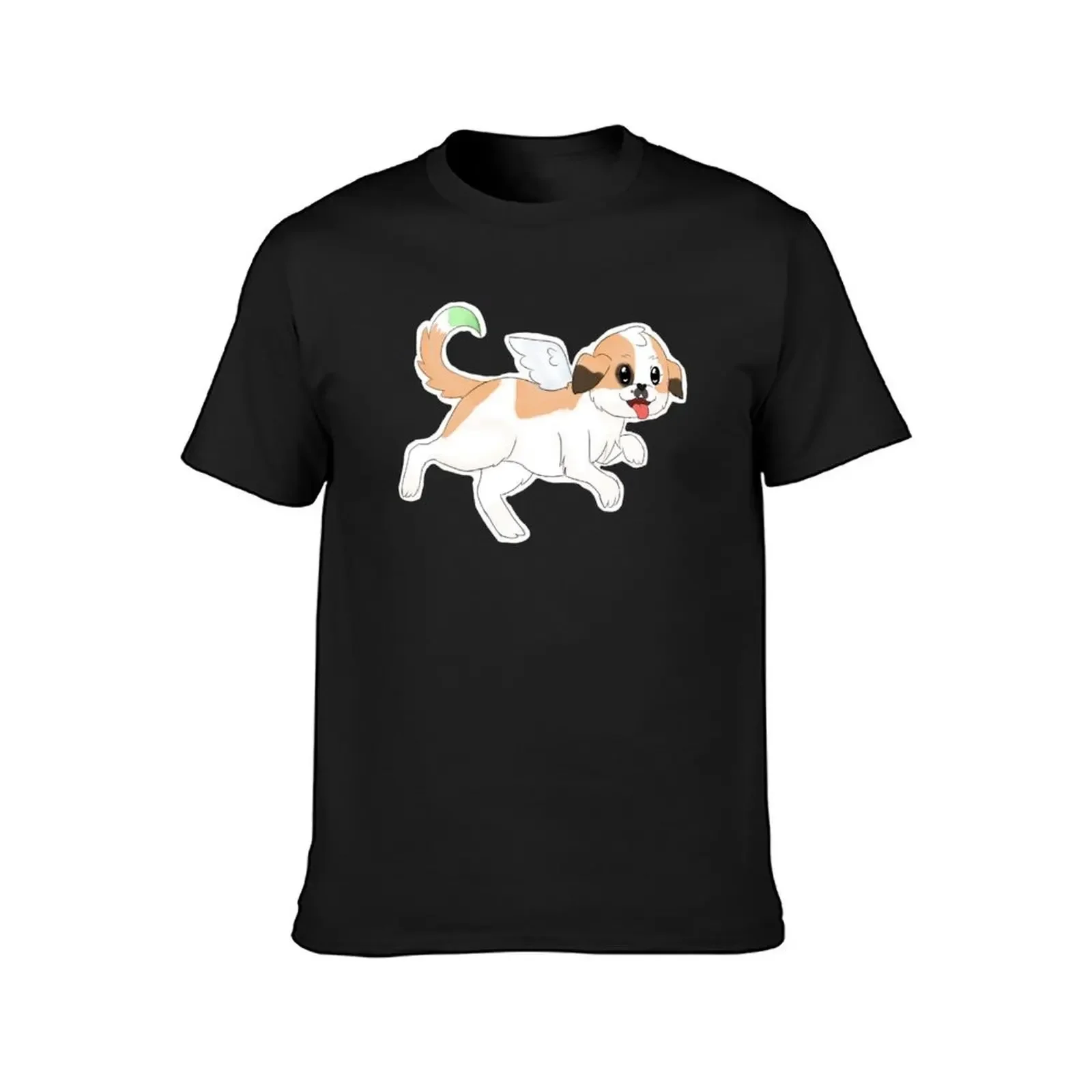 Winged pupper T-Shirt rapper graphic tees aesthetic clothes anime clothes heavyweight t shirts for men