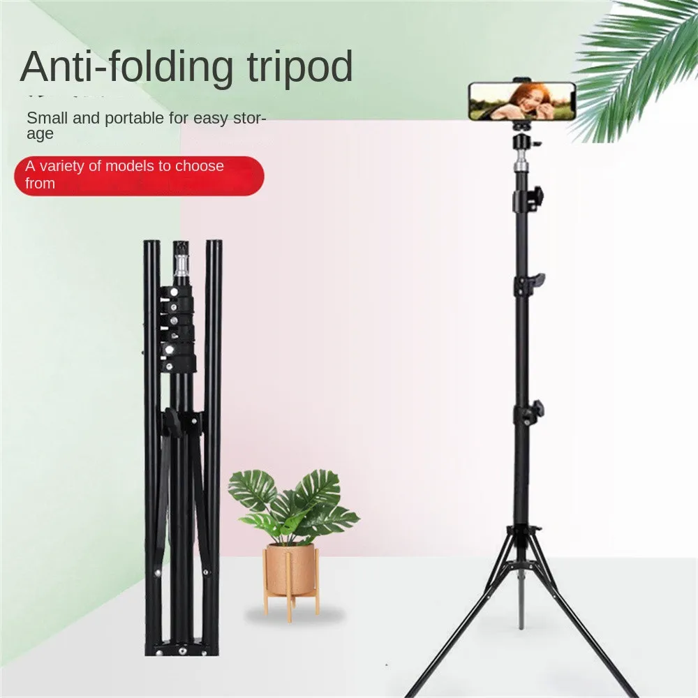 حامل هاتف COOL DIER 1.6 متر مع 1/4 برغي للبث المباشر ترايبود نوع الهبوط كاميرا مرساة إضاءة لصور السيلفي حامل معدني