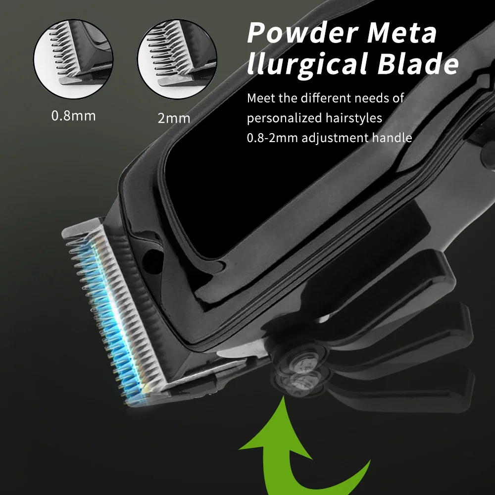 Профессиональная Мужская электрическая машинка для стрижки волос WAIKIL, многофункциональная скульптурная машинка с USB-зарядкой, мощный беспроводной триммер