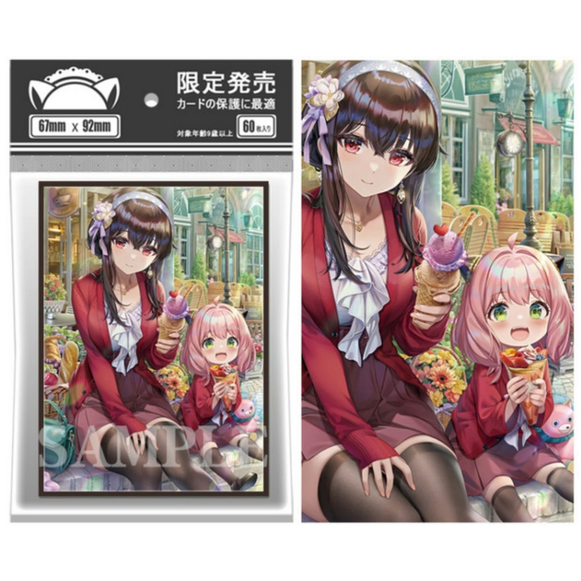 

60Pcs/set 67X92Mm Diy Yor Forger Collection Card Card Sleeve Ws Opcg Ptcg Color Flash Card Protection Cover Anime Card Gift Toys