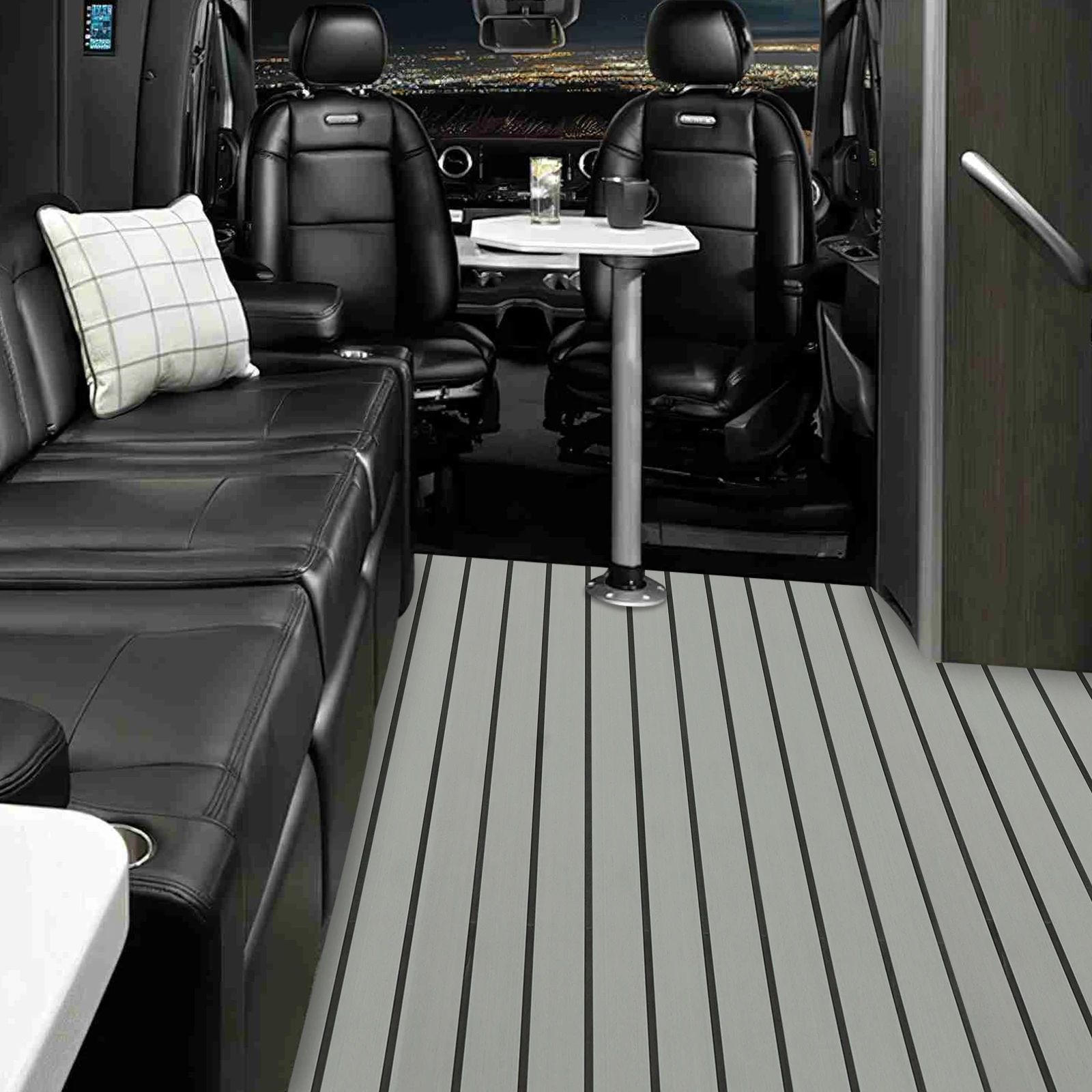 

Rectangle Self-Adhesive EVA Flooring Mat Available in Multiple Colors Non-slip RV Floor for Yachts, Fishing Boats