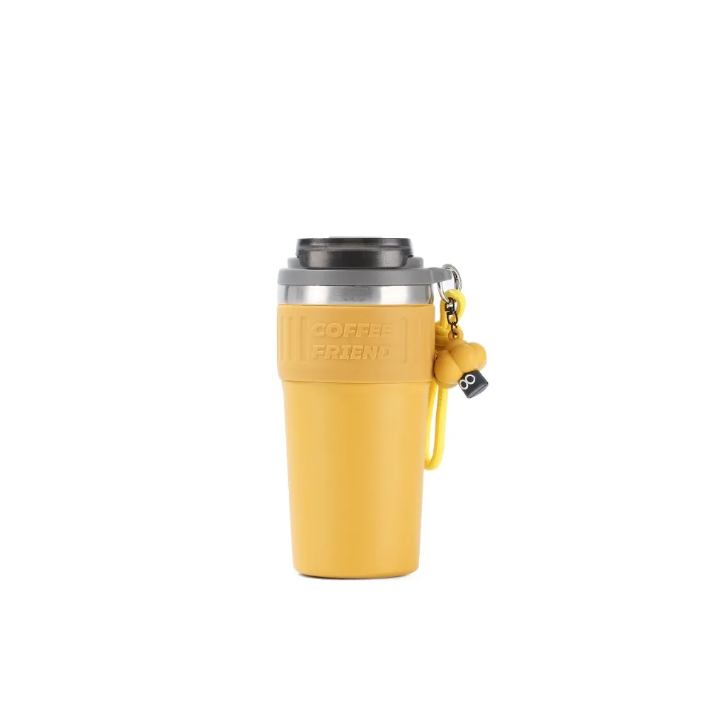 

Portable Stainless Steel Thermos Cup 630ml Minimalist Water Bottle Large Capacity Fashion Coffee Mug Student