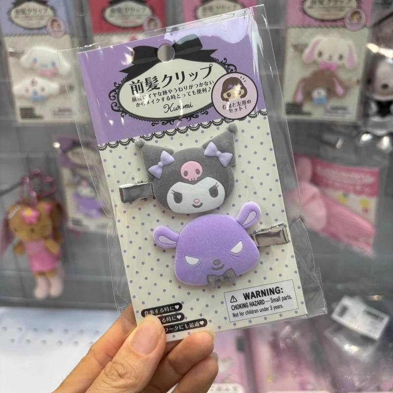 Kawaii Sugarbunnies Hairpin Cartoon Kuromi My Melody Sweet Girl Bangs Side Clip Creative Cinnamoroll Hair Clips Christmas Gifts view 5
