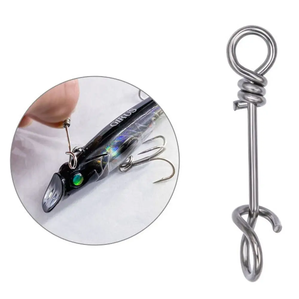 Fastach Clips giratorios de acero inoxidable - conexión rápida para pesca - imagen 5