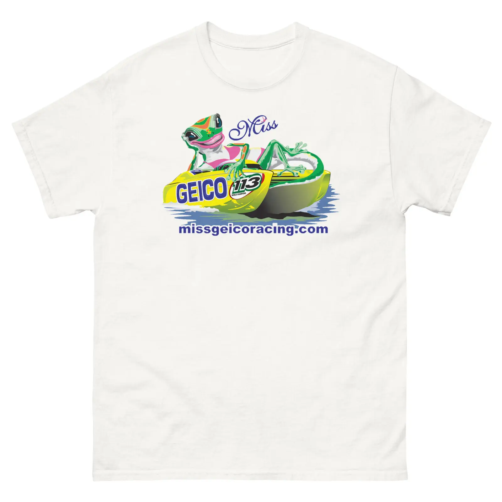 Miss GEICO Offshore Racing Team T Shirt long or short sleeves