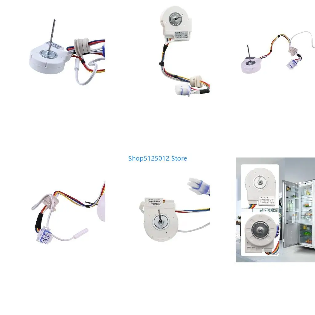 G8TC Easy to Install Refrigerator Fan Motor Replacement Part Plastic Texture Suitable for Various Fridge Models Repairing
