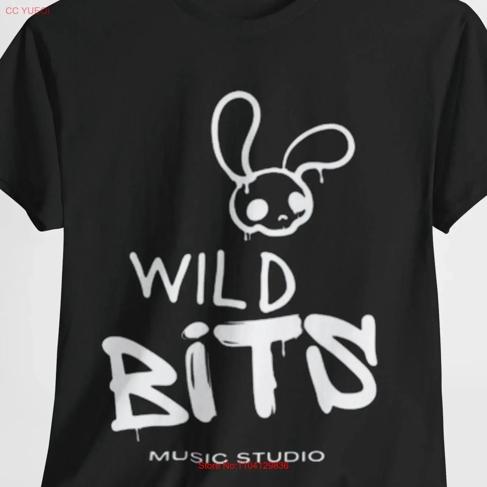 Camiseta de algodón grueso de 1 bit, estilo vintage lavado, perfecta para músicos, ideal para festivales, estilo casual, atuendos de verano.