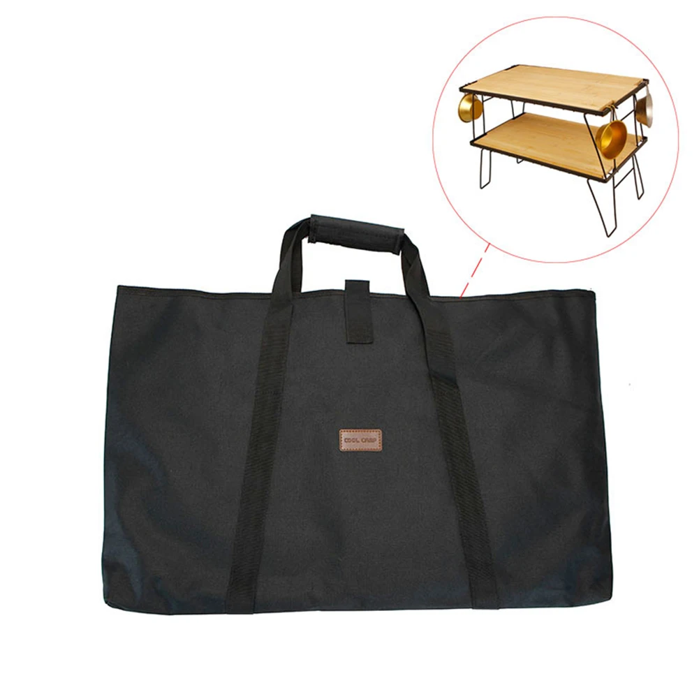 Borsa portaoggetti da tavolo pieghevole portatile con manico Borsa da tavolo pieghevole da campeggio multifunzionale Borsa da esterno per il campeggio