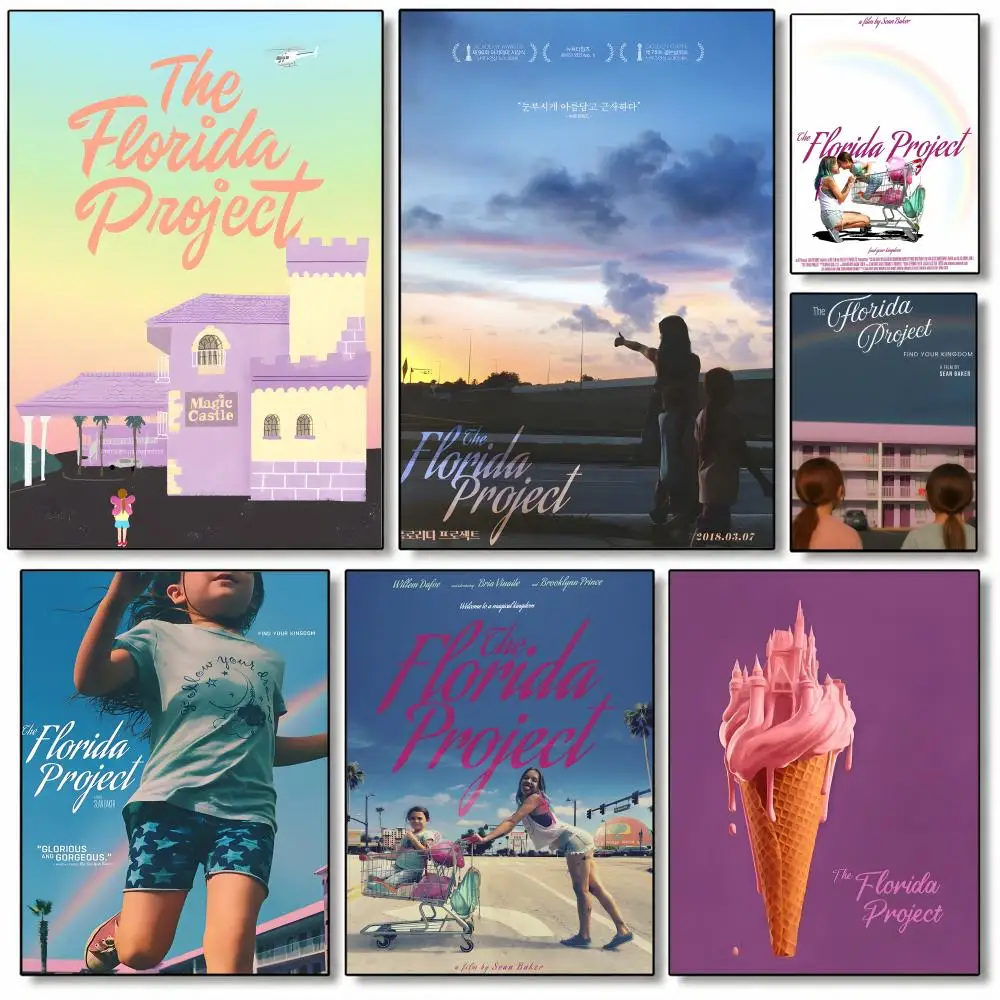 The Florida Project Poster High Quality Wall Art for Home Bedroom Living Hallway Perfect Gift