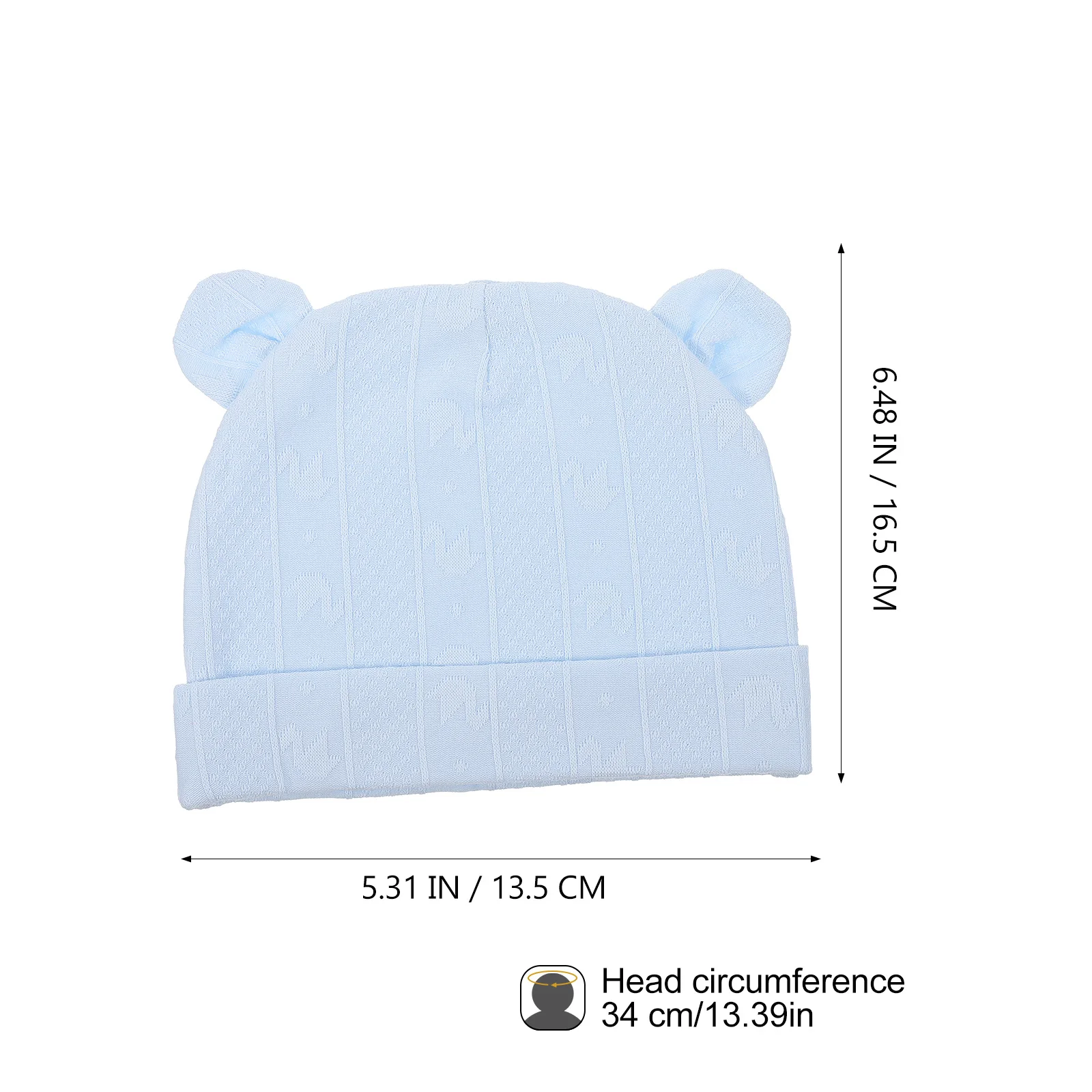 Czapka niemowlęca w kształcie uszu, bawełniana czapka dla niemowląt, turban dla noworodka, gruba, ciepła czapka, akcesoria dla dzieci, prezent dla dziecka, zima, wiosna, jesień