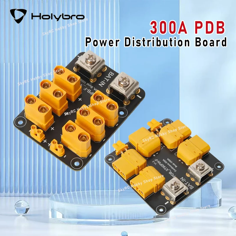 Holybro 300A PDB Power Distribution Board Side/Top Entry 10oz Copper for PM08 Power Modules XT90 XT30 RC FPV