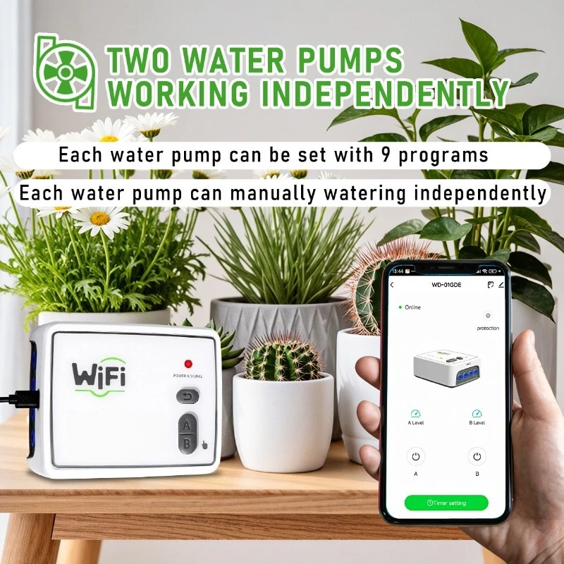 Wifi Smart Double Pump Automat - đánh giá và giá Smart Garden Devices