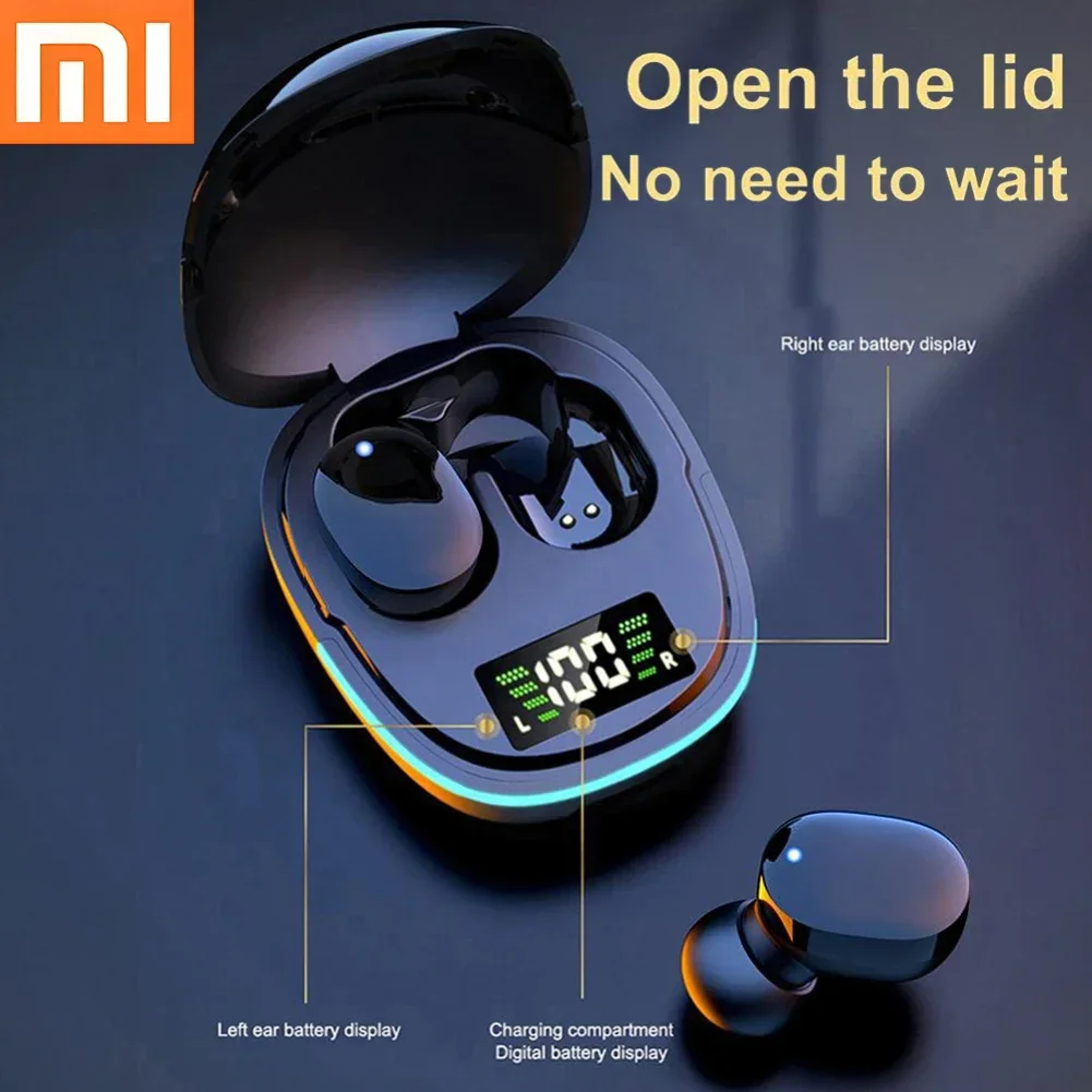 Xiaomi سماعة بلوتوث لاسلكية G9S سماعات رياضية مقاومة للماء تعمل باللمس سماعات أذن Hifi ستيريو مع ميكروفون