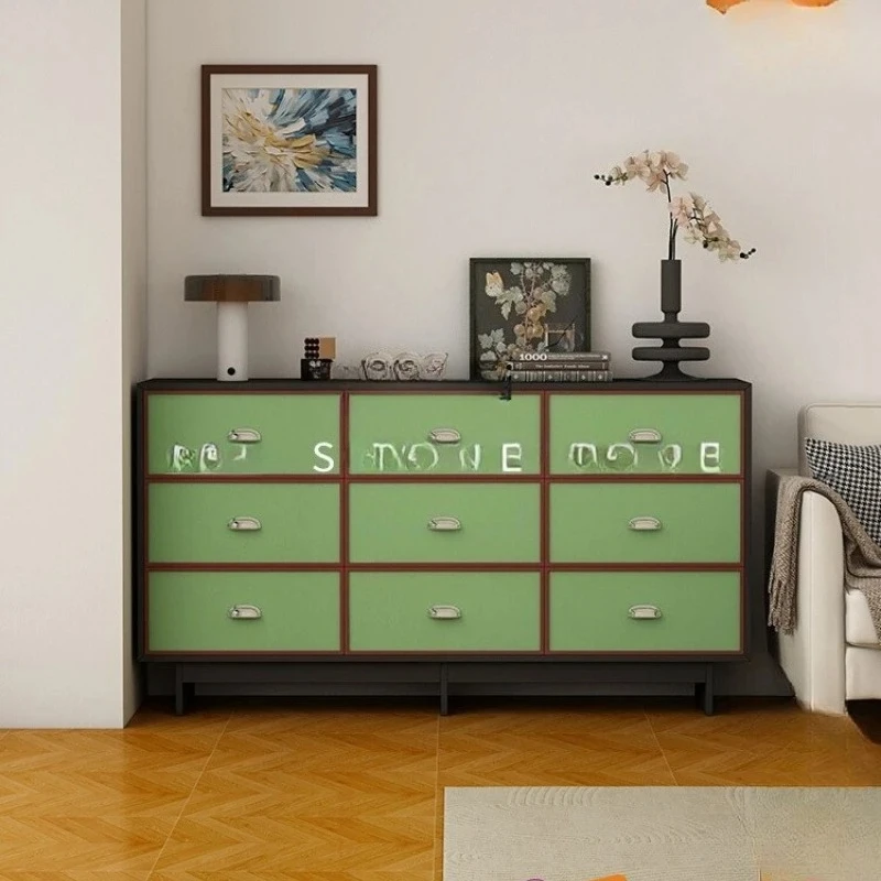 

Средневековый шкаф с девятью сундуками, боковой шкаф из цельного дерева в стиле ретро, вход, хранилище в гостиной, шкаф с выдвижным ящиком.