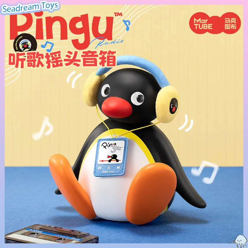 Official Licensed MARTUBE Pingu Cute Penguin Shaped Portable Bluetooth Stereo Speaker Small Sound Box Practical Souvenir Present view 4