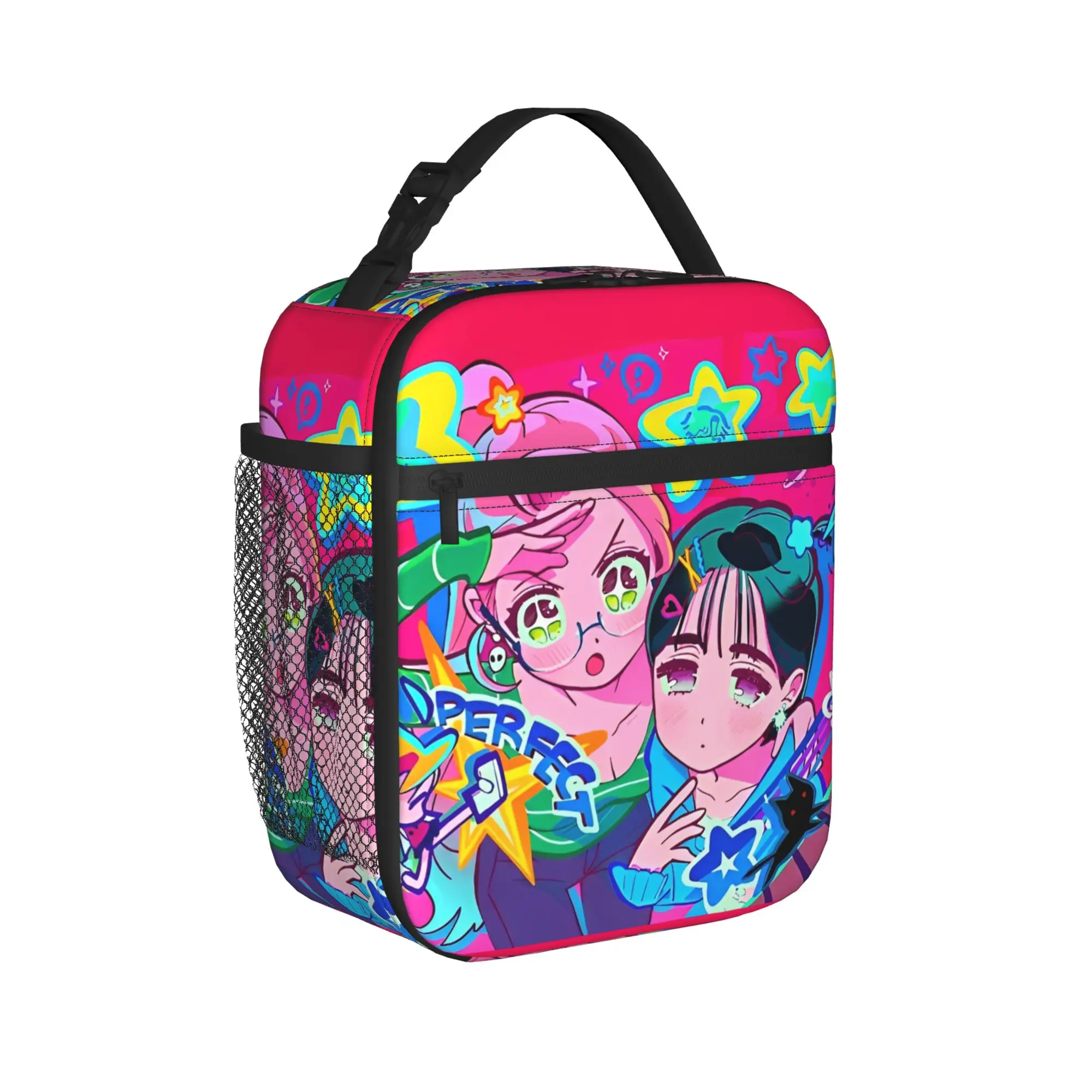 Alien Stage Anime Insulated Lunch Bags Mizi Sua Till Ivan Lunch Container Cooler Bag Tote Lunch Box College Picnic Girl Boy