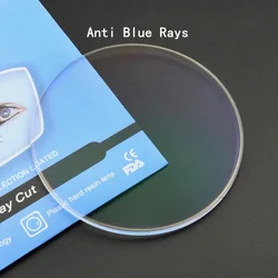 Anti Blue Light Blocking 1.56 1.61 1.67 Prescription Anti Reflective Reading Lenses Astigmatism Myopia Hyperopia Presbyopia Lens