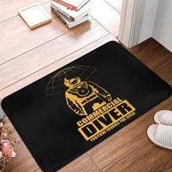 Dive Scuba Diving Bathroom Mat Commercial Diver Yellow Doormat Kitchen Carpet Entrance Door Rug Home Decoration