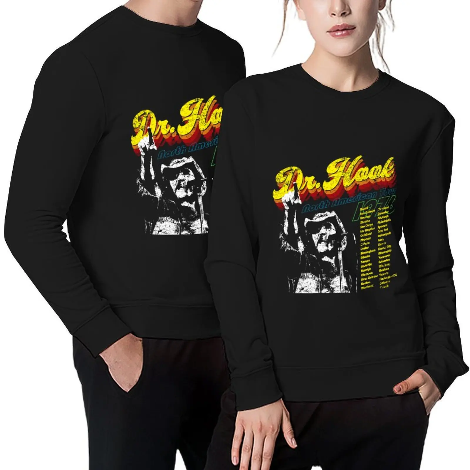 

Dr. Hook North American Tour - Dr Hook Pullover autumn clothes winter clothes tracksuit oversize sweatshirts
