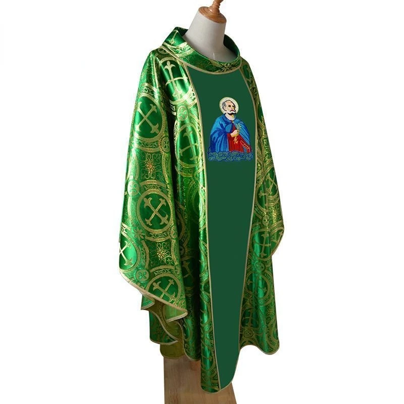 

Chasuble Father Mass Catholic Anglican Lutheran Churches Clergy Robe Religious Archbishop Liturgical Priest Uniforms Vestments