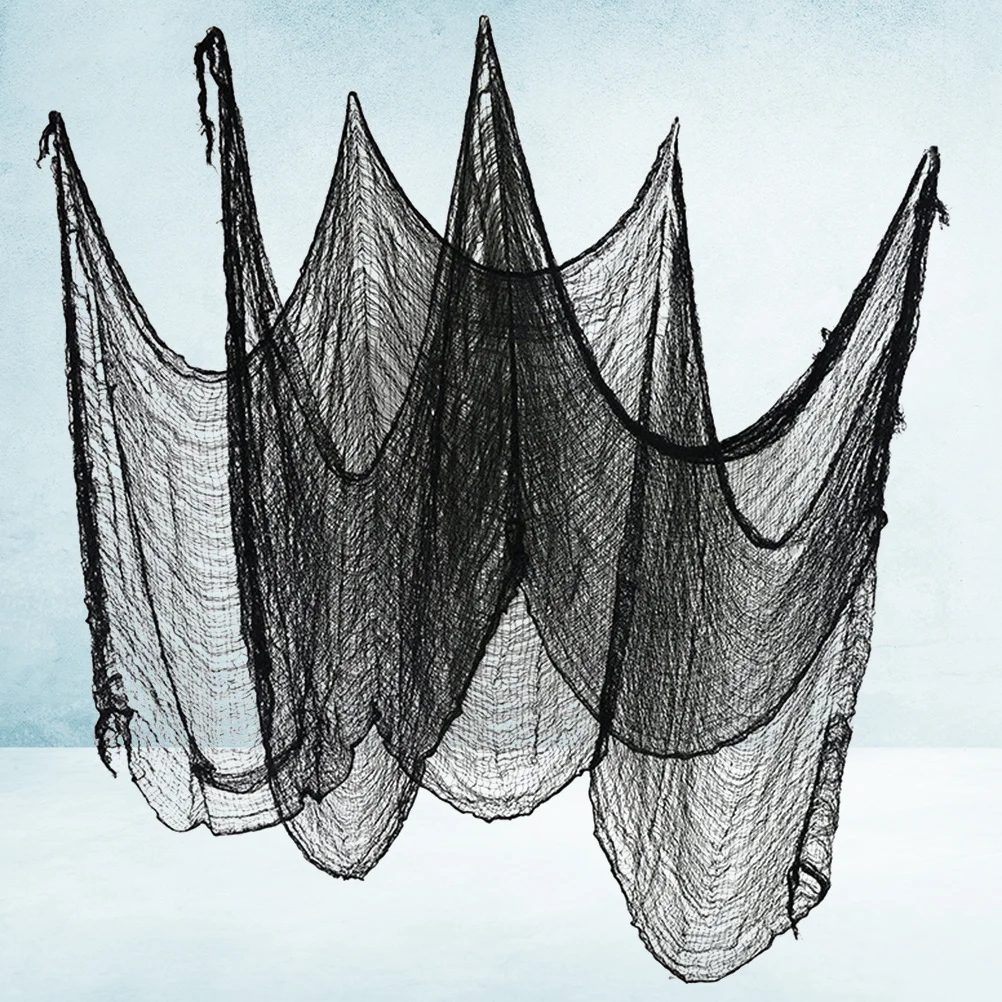 

1Pcs Black Halloween Gauze 80x400cm Creepy Cloth Scary Decorations Haunted House Party Supplies Halloween Gauze
