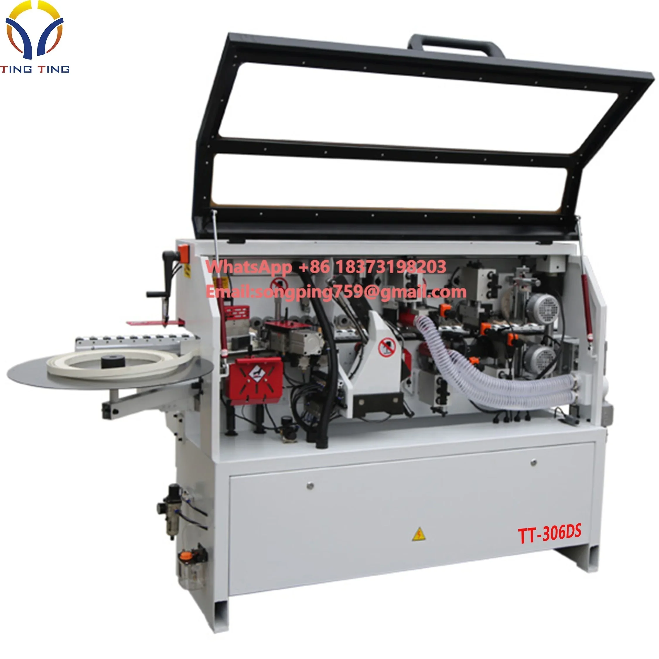 TT-306DS Full Automatic Edge Banding Machine for Wood Pvc Automatic Straight Edge Banding Edgebander