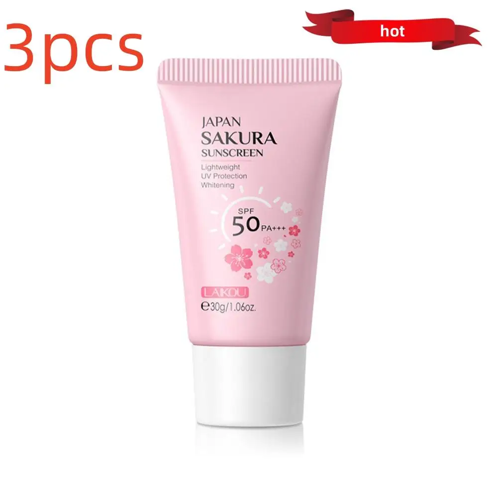 3PCS Japan Sakura Essence Cream Blossom Facial Cream Moisturizing Anti Wrinkle Anti Aging Brighten Skin Skin Care