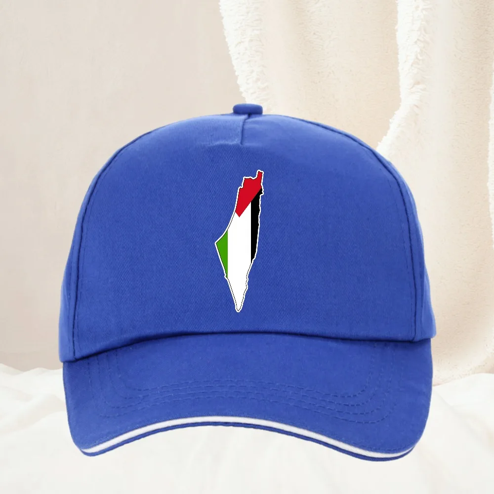 Palestine Arabic Calligraphy Name with Palestinian Flag Map Cap Adult Outdoor Baseball Caps Hats Unisex Adjustable Cap view 2