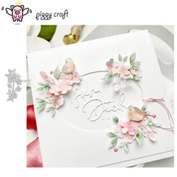 Piggy Craft metal cutting dies cut die mold Flowers tree branches Scrapbook paper craft knife mould blade punch stencils dies